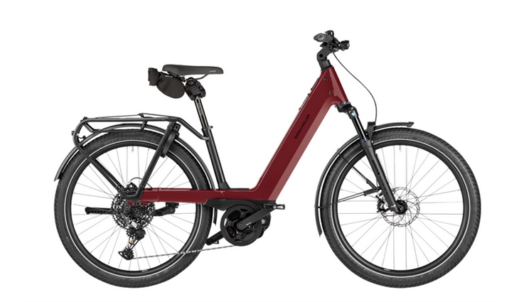 Riese & Müller Nevo5 touring 600 Wh, ruby red, 40cm