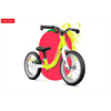 Woom GO 1, neon lime