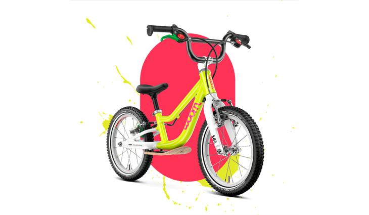 Woom GO 1 Plus, neon lime