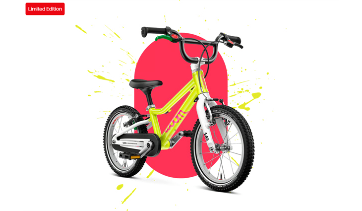 Woom GO 2, neon lime